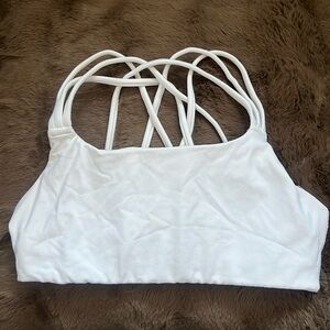 Athleta White Sports Bra Size S